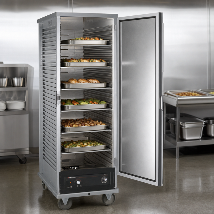 Product image #3 for Cres Cor Mobile Non-Insulated Heated Holding Cabinet, 34 Pan Capacity