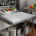 Thumbnail image #4 for John Boos Stainless Steel Countertop, 48 x 38 Inches, Flat No-Backsplash Design