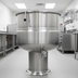 Thumbnail image #2 for Crown DP-60 60 Gallon Stationary Direct Steam Kettle with Pedestal Base