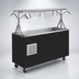 Thumbnail image #3 for Vollrath 2-Series Affordable Portable™ Mobile Refrigerated Cafeteria Unit with Breath Guard, 4-Pan