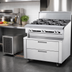 Thumbnail image #3 for Garland Polar Cuisine 72-Inch Remote Freezer Base, 2-Section, 4-Drawer, Stainless Steel