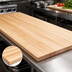Thumbnail image #3 for Boos Block 108-Inch x 25-Inch Northern Hard Rock Maple Edge Grain Kitchen Countertop with Varnique Finish