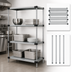 Thumbnail image #3 for Quantum 4-Shelf Solid Stainless Steel Shelving Starter Kit, 54 x 21 x 74 Inches