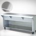 Thumbnail image #3 for Advance Tabco Triumph Supreme 62-7/16-Inch Wide Solid Top Utility Station with Poly Cutting Board and Open Cabinet Base