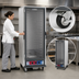 Thumbnail image #3 for Metro C5 1 Series Full Height Mobile Non-Insulated Proofing Cabinet with Clear Polycarbonate Door and Fixed Wire Slides