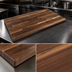 Thumbnail image #3 for Boos Block 48 Inch x 30 Inch x 1-1/2 Inch Thick Blended Edge Grain Walnut Kitchen Countertop with Varnique Finish