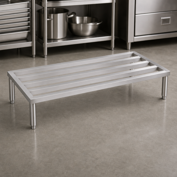 Product image #4 for John Boos 1-Tier Stainless Steel Dunnage Rack, 47 x 20 x 12 Inches