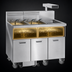 Thumbnail image #3 for Imperial IFSCB275EC Dual Tank Electric Floor Model Fryer with Built-in Filtration