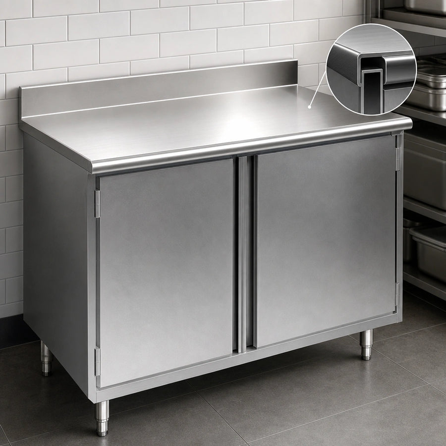 14-Gauge 304 Stainless Steel Top
