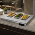 Thumbnail image #3 for Hatco Simulated Stone Built-In Flush Top Hot/Cold Shelf, 24 Inch, Remote Refrigeration