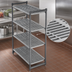 Thumbnail image #3 for Cambro Camshelving Basics Plus 4-Tier Stationary Starter Polymer Shelving Unit, 21
