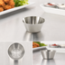 Thumbnail image #4 for American Metalcraft 1.5 oz Round Satin Stainless Steel Sauce Cup