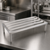Thumbnail image #4 for John Boos 1-Tier Stainless Steel Dunnage Rack with Adjustable Bullet Feet, 34 x 24 x 12 Inches
