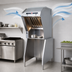 Thumbnail image #3 for Wells WVU-26 Universal Ventless Hood with 26-Inch Cooking Zone, 3-Stage Filtration, LED Lights, and Stainless Steel Stand