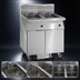Thumbnail image #3 for Imperial 3-Battery Electric Floor Fryer with Built-In Space Saver Filter System, 50 lb. Tanks