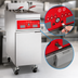 Thumbnail image #4 for Vulcan 1ER50C Heavy Duty Free Standing Electric Deep Fat Fryer, 50 lb Capacity, Computer Controls