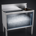 Thumbnail image #3 for Glastender Extra Deep Underbar Ice Bin/Cocktail Unit with 10-Circuit Cold Plate and 6-Bottle Storage, 36 Inch W x 19 Inch D