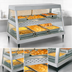 Thumbnail image #3 for Hatco Glo-Ray 45.5-Inch Heated Countertop Food Display Case with Glass Front, 3-Pan Dual Shelf and Humidity