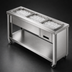 Thumbnail image #3 for DineXpress DXP3CISL Slimline 3-Pan Ice Cooled Cold Food Unit