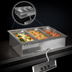 Thumbnail image #3 for Eagle Group 3-Well Drop-In Electric Hot Food Well with Drain, Wet/Dry, 120V