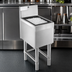 Thumbnail image #3 for Eagle Spec-Bar Underbar Ice Bin/Cocktail Unit, 18 Inch W x 19 Inch D, 50 lb Capacity, Sliding Cover
