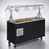 Thumbnail image #3 for Vollrath 2-Series Affordable Portable Refrigerated 3-Pan Cold Food Buffet Station with Clear Acrylic Breath Guard
