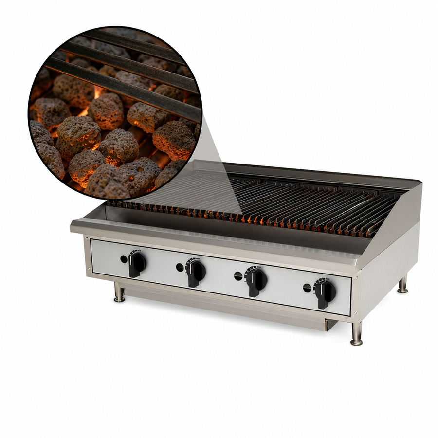 Lava Rock Briquette System