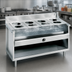 Thumbnail image #3 for La Rosa Gas Wet Hot Food Table, 72 Inch x 28 Inch, 5 Openings, Cabinet Base