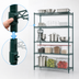 Thumbnail image #4 for Metro Super Erecta Super Adjustable Stationary Wire Shelving Starter Unit, 60W x 18D x 74H, 5 Shelves, Metroseal 3 Green