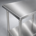 Thumbnail image #3 for John Boos Stallion 72-Inch x 36-Inch Stainless Steel Top Work Table with Adjustable Undershelf