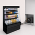 Thumbnail image #4 for Howard-McCray Ovation Series 39-Inch Remote Dairy Open Merchandiser, 72-Inch High, Black, LED, 3 Lighted Shelves
