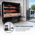Thumbnail image #3 for Howard-McCray 35E Series Packaged Meats Open Merchandiser, 63-Inch W x 34.5-Inch D x 60-Inch H, Remote Refrigeration, Black