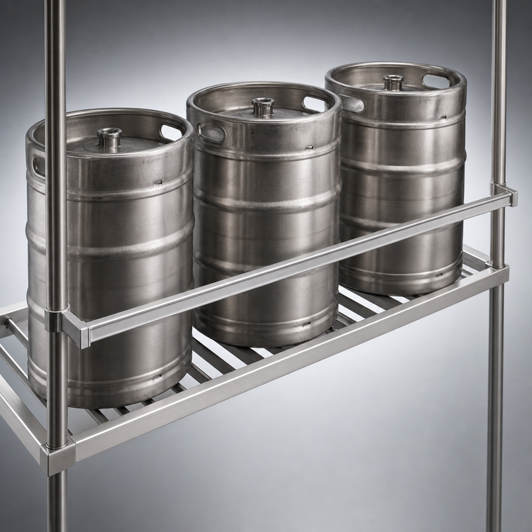 Product image #3 for Advance Tabco 80-Inch Rear Keg Strap for Aluminum Keg Racks