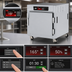 Thumbnail image #3 for Metro C5 8 Series Mobile Undercounter Heated Holding Cabinet with Solid Door and Lip Load Slides, 5 Full-Size Sheet Pan Capacity
