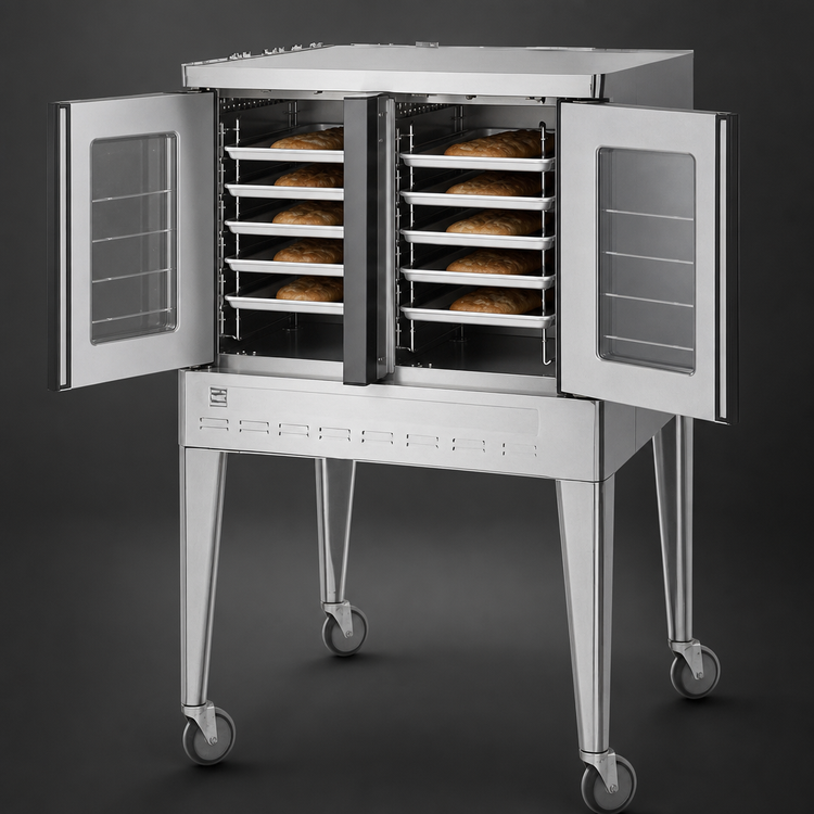 Product image #3 for Blodgett Zephaire Series Gas Bakery-Depth Convection Oven, Single Deck, 5-Pan Capacity