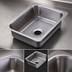 Thumbnail image #3 for Vollrath 131-9 Single-Bowl Drop-In Flat-Rim Sink, 22-Gauge 304 Stainless Steel