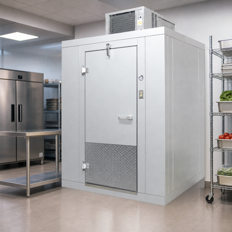 Product image #3 for Arctic Industries Indoor 10' x 10' Walk-In Cooler with Floor and Remote Pre-Assembled Refrigeration