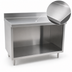 Thumbnail image #3 for Spec-Master Marine Series Underbar Work Table with Cabinet Base and Open Front, 36 Inch W x 30 Inch D