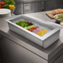 Thumbnail image #3 for Hatco Drop-In Slim Insulated Ice Well Cold Food Unit, 1-Pan, Stainless Steel, 27-1/16 Inch x 19 Inch