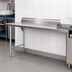 Thumbnail image #3 for Eagle Group 72-Inch x 30-Inch Straight Clean Dishtable, Right-to-Left Operation, 16/430 Stainless Steel Top