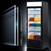 Thumbnail image #3 for Beverage-Air MarketMax One-Section Reach-In Glass Door Merchandiser, 25.97 Cu. Ft., Black, Bottom-Mounted Refrigeration