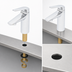 Thumbnail image #3 for T&S Brass LakeCrest Aesthetic Single-Hole Single-Lever Deck-Mount Manual Faucet with 0.5 GPM Spray Device, Polished Chrome