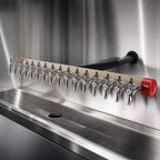 Thumbnail image #3 for Micro Matic USA 1738-L 42-Inch Wall-Mount Glycol-Cooled Draft Beverage Insert Module with 14 Stainless Steel Faucets