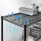 Thumbnail image #3 for Metro Super Erecta 2472NBL Black Epoxy-Coated Wire Designer Shelf, 72"W x 24"D