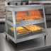 Thumbnail image #3 for Hatco Glo-Ray® Full-Service Countertop Heated Display Case, See-Thru, Straight Glass Front, Dual Pan Shelf