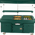 Thumbnail image #3 for Cambro CamKiosk® Mobile Food Cart with Canopy, 4 Pan Wells, Kentucky Green