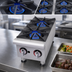 Thumbnail image #3 for Workline 36-Inch Gas Countertop Hot Plate with 6 Cast Iron Burners, 132,000 BTU