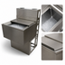 Thumbnail image #4 for BK Resources Insulated Underbar Ice Bin with Sliding Cover, 30 Inch x 21 Inch, 97 lb Capacity, 304 Stainless Steel