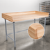 Thumbnail image #3 for John Boos 72-Inch x 24-Inch Baker's Top Wood Work Table with Galvanized Base