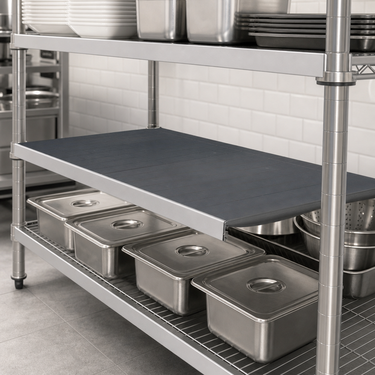 Product image #3 for Fermostock 42 x 18 Inch Horizontal Solid Polymer Shelf
